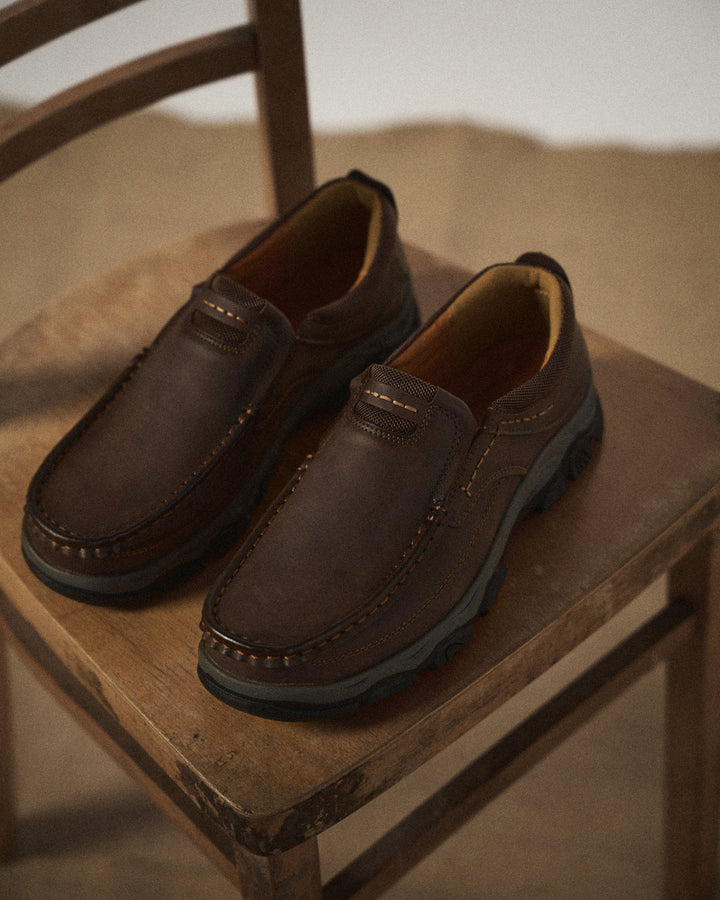 Durable Dakota slip-on loafers for men, ensuring comfort & traction for everyday use.
