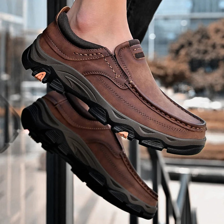 Comfortable & durable men's Dakota loafers, perfect slip-on footwear for walking.