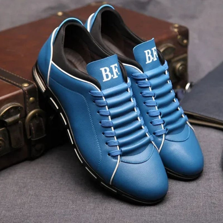 Elevated style men's Dax casual sneakers. Comfortable walking shoes for everyday fashion.