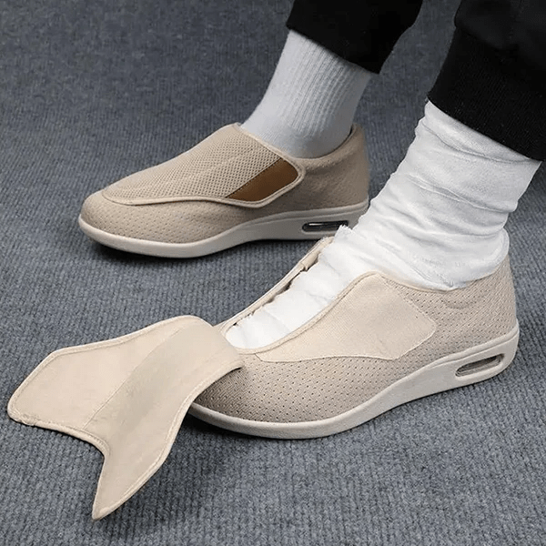 Men's diabetic shoes with wide fit for ultimate comfort and foot pain relief.