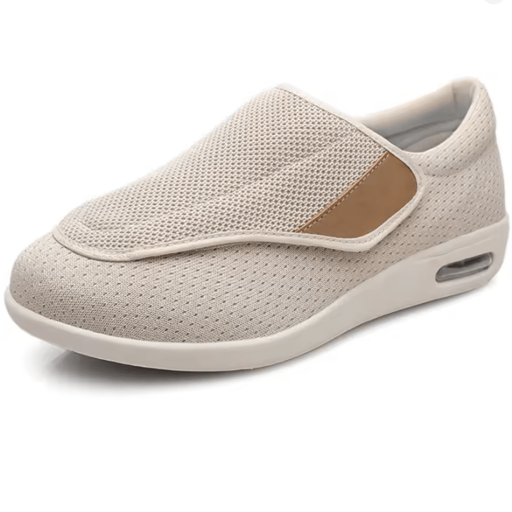 Supportive men's diabetic shoes with wide fit and memory foam for enhanced comfort and foot health.