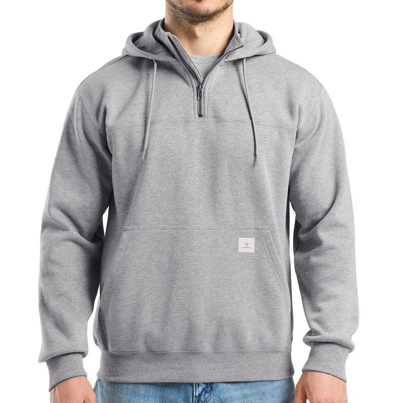 Durable men's Dryline work hoodie, long sleeve, water-resistant, ideal comfortable activewear & outerwear for work.
