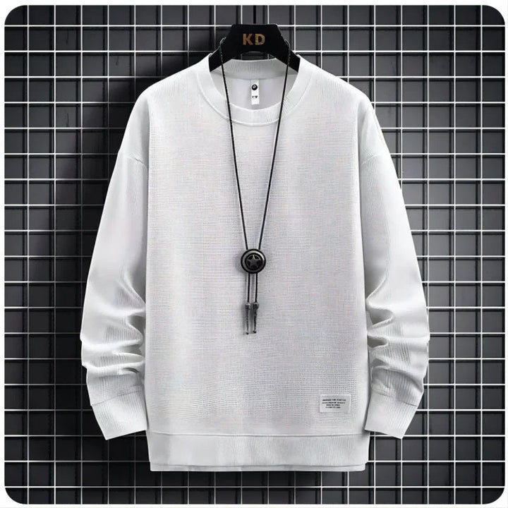 Men's comfortable knit lounge set. Soft fabric, relaxed fit joggers & matching top for everyday wear.