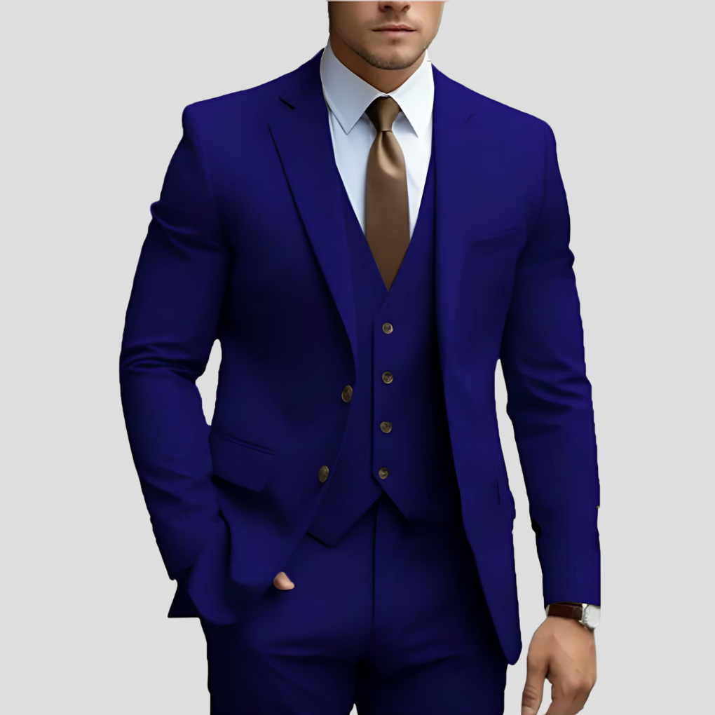 Men's fashion 3-piece suit, a versatile and elegant vest suit set for special occasions.