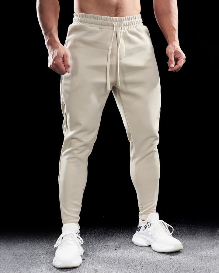 Men's Girona tapered zip joggers. Comfortable sweatpants, activewear, gym, and streetwear.