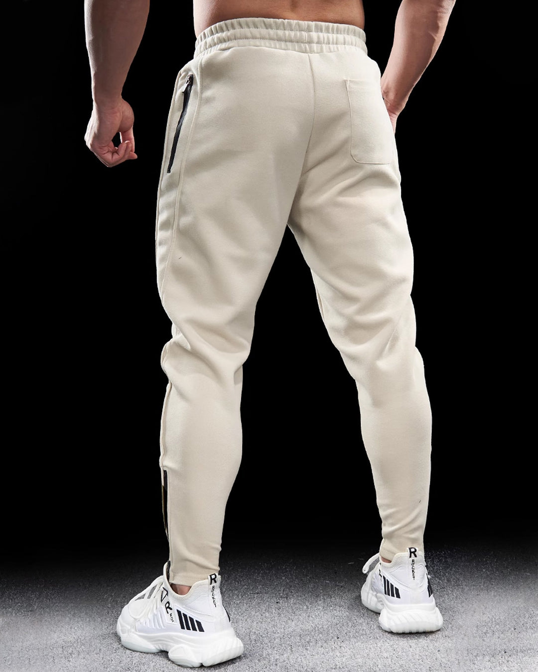 Men's Girona tapered zip joggers for superior comfort, gym, lounge, and everyday wear.