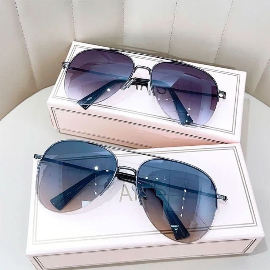 Men's pilot sunglasses with gradient UV400 lenses for essential eye protection & style.