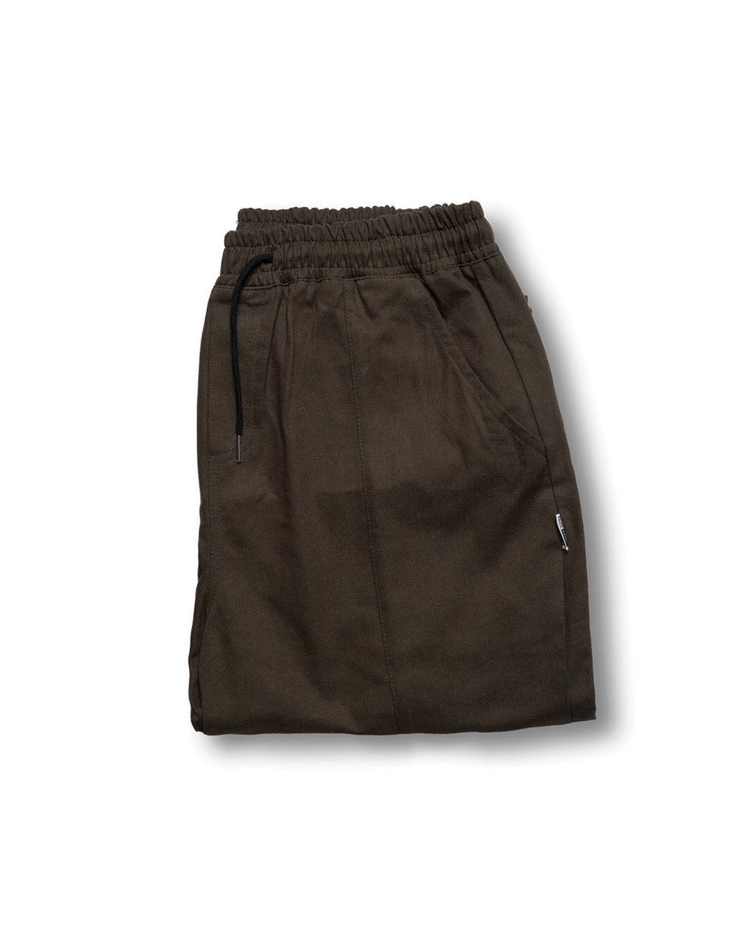 Men's grey tapered joggers, comfortable cotton blend for casual wear & loungewear.