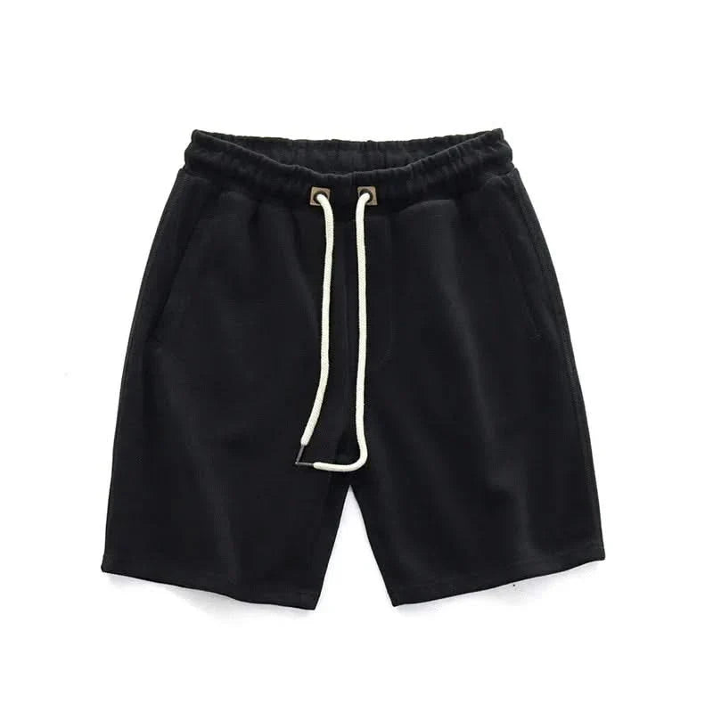 Black Men's Harlan relaxed fit casual shorts, offering superior comfort and modern style for any daily activity.