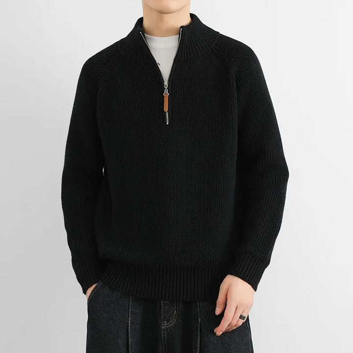 Versatile men's half-zip pullover, comfortable & stylish for everyday wear & cooler weather.