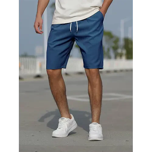 Casual men's summer shorts, relaxed fit, high rise. Perfect for beachwear, loungewear & everyday style.