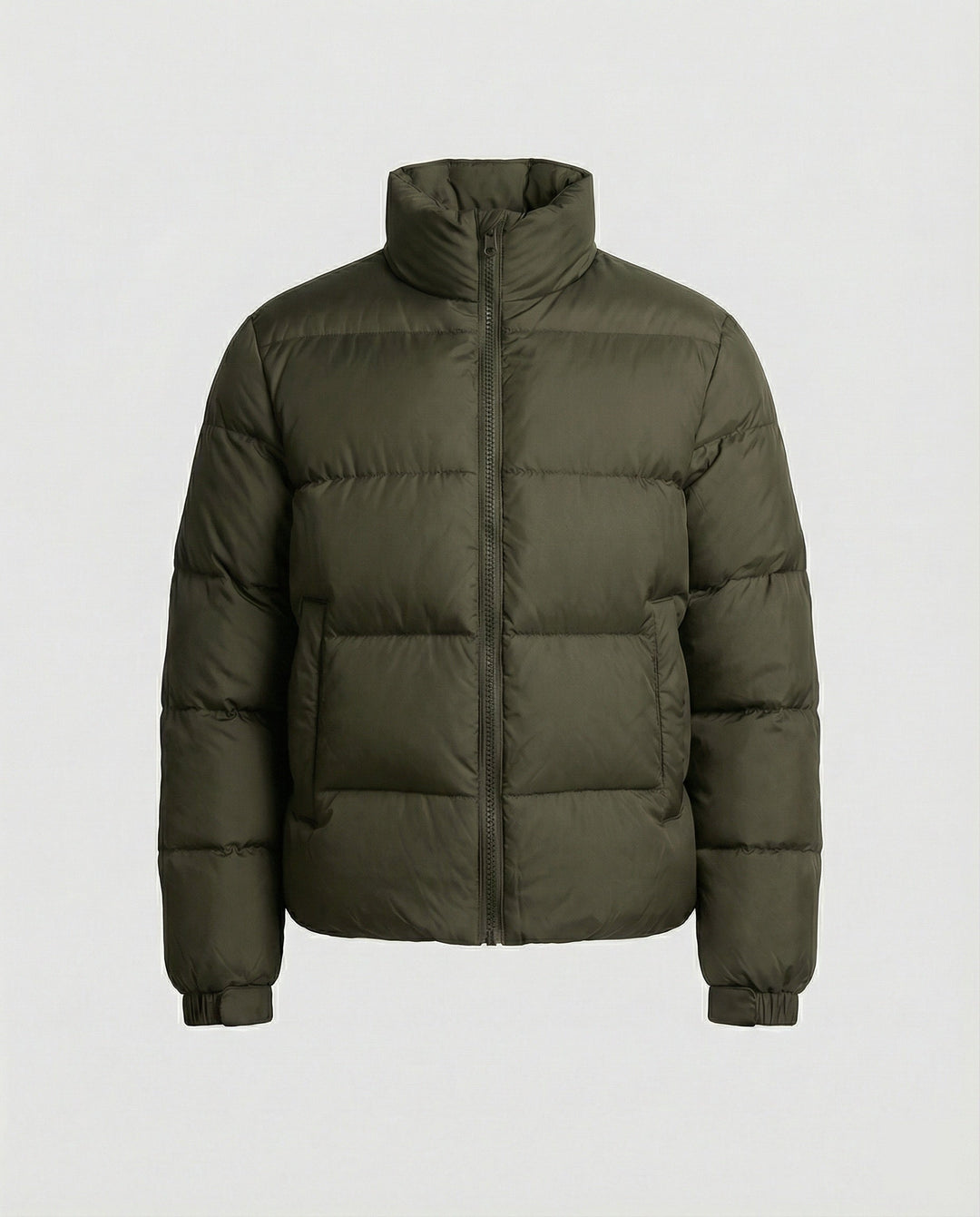 Comfortable & warm men's hooded puffer jacket. A stylish choice for men's fashion in harsh winter conditions.