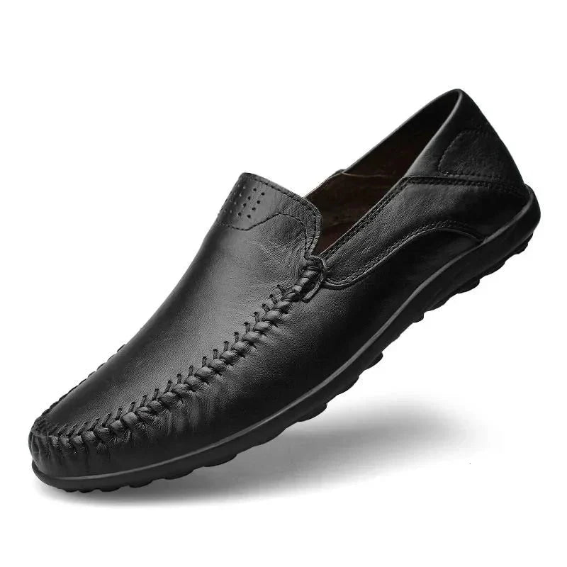 Classic men's Italian loafers, all-day comfort & timeless style. Versatile slip-on dress and casual shoes for men.