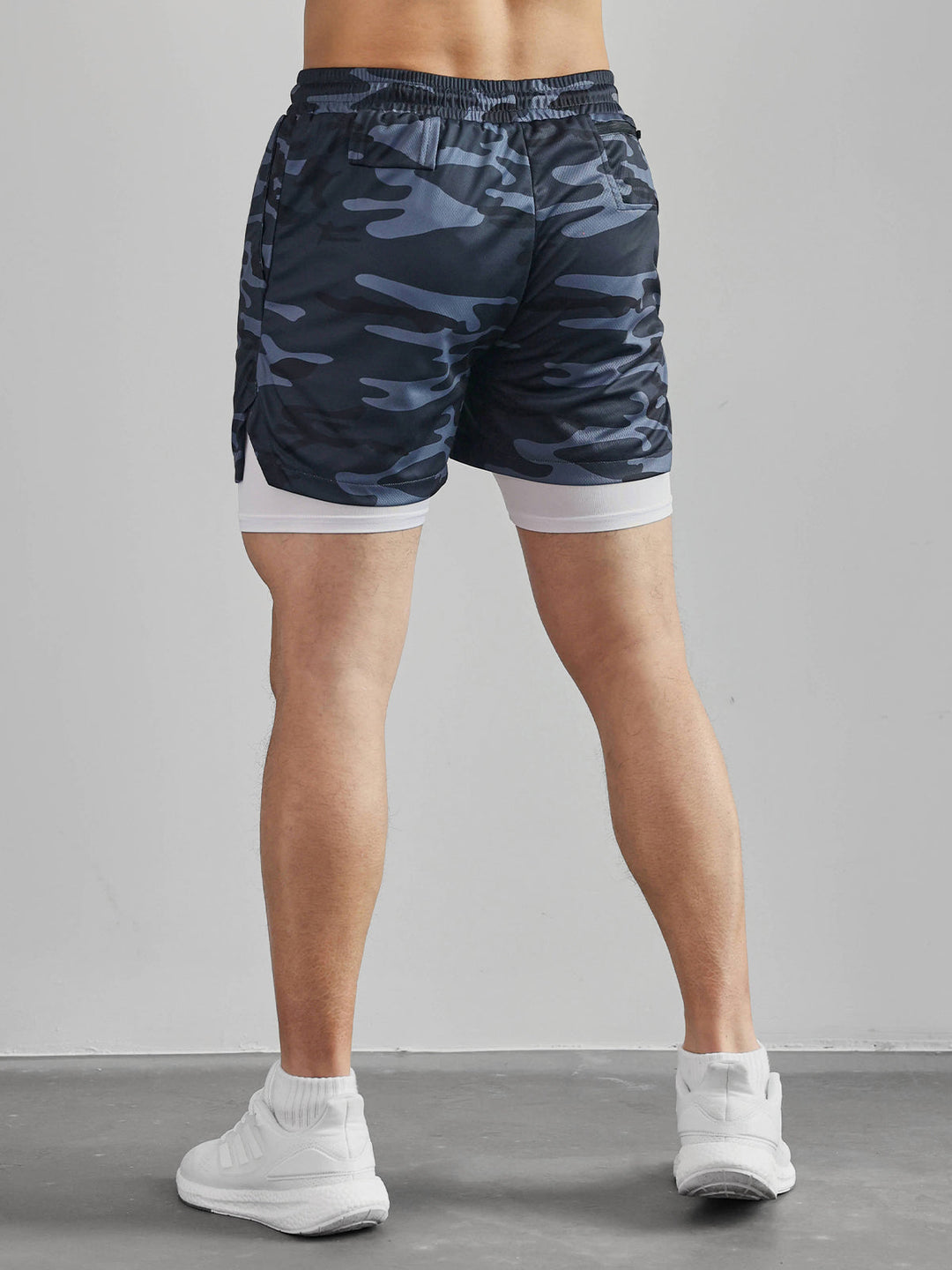 Men's Kinetic Performance Active Shorts for running, gym, and training. Versatile athletic apparel.