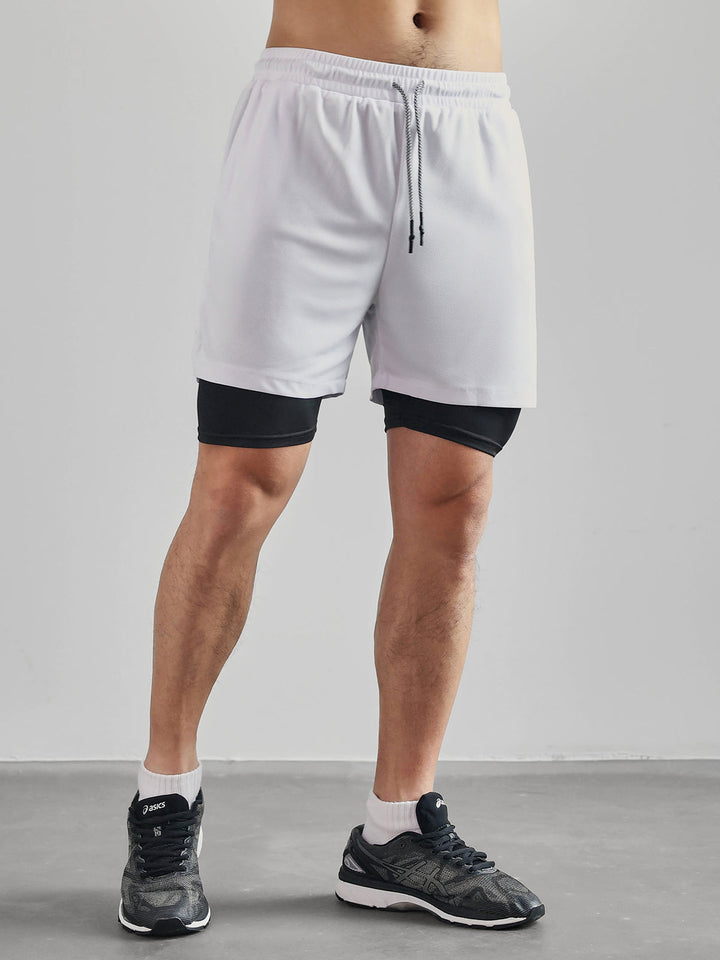 Sporty Men's Kinetic Performance Active Shorts for various sports. Gym, workout, & outdoor fitness.
