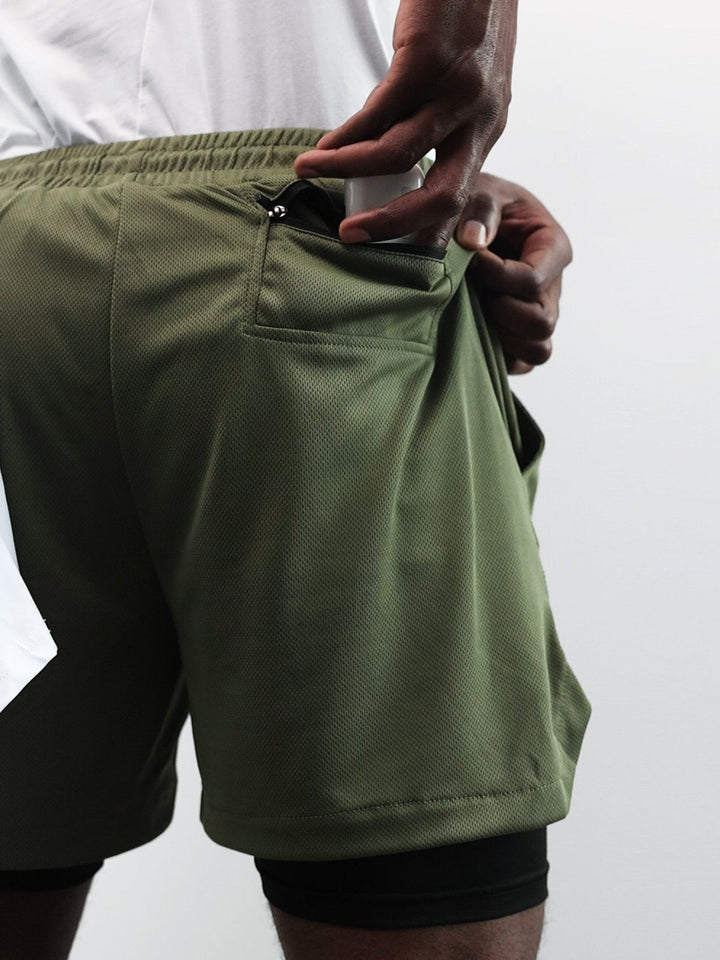 Casual men's summer shorts. Kinetic Performance activewear for fitness, sports, & daily wear.