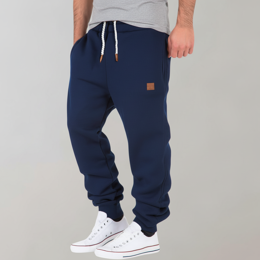 Soft, comfortable men's slim-fit joggers. Ideal for activewear, leisure, and casual everyday style.