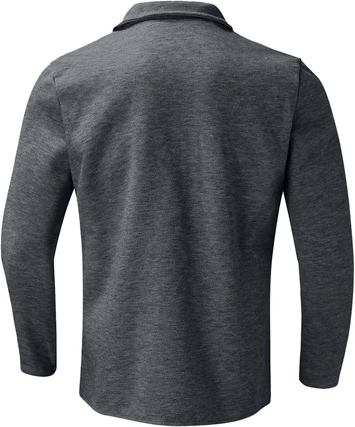Back view of the casual men's structured blazer.
