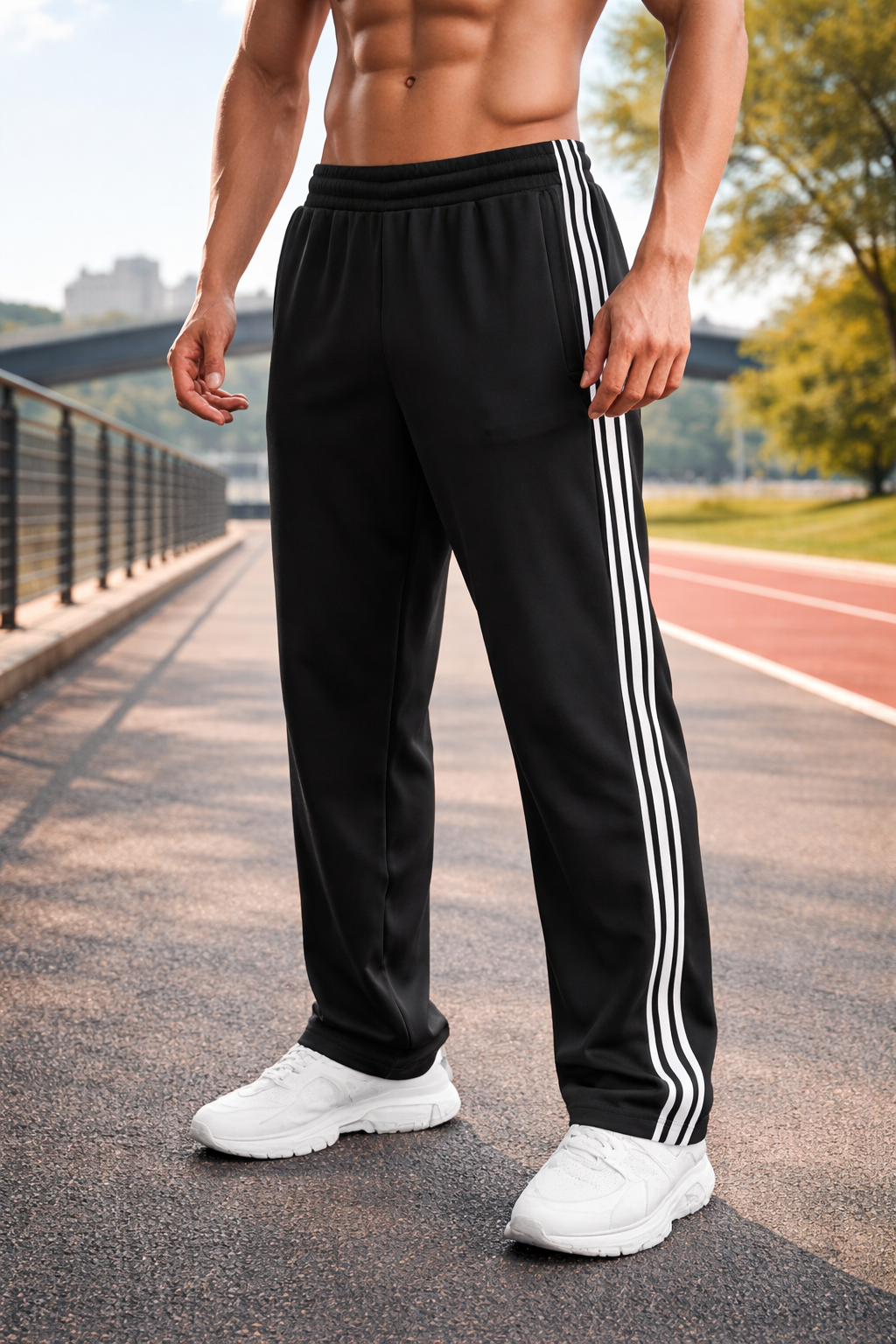 Men's activewear joggers, lightweight & breathable, perfect for sports, training, or casual comfort.