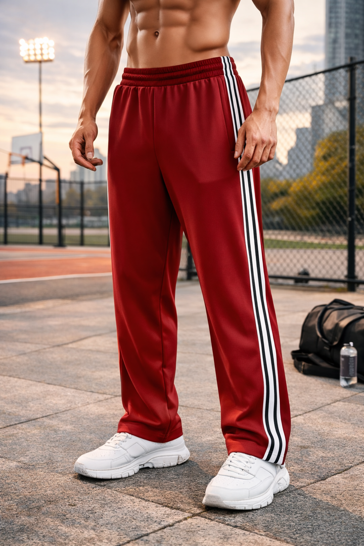 Versatile men's sport pants: lightweight, breathable drawstring athletic joggers for training, gym, or casual style.