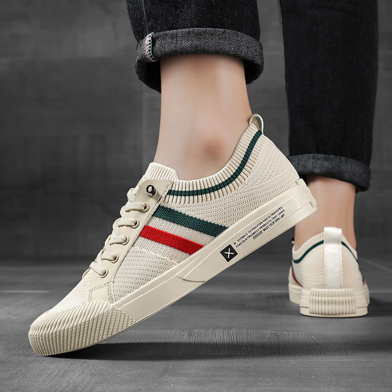 Breathable men's athletic sneakers for ultimate comfort. Lightweight, lace-up design for active men.