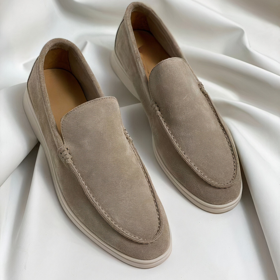 Breathable men's comfort loafers with slip-on design, perfect lightweight footwear for travel and all-day wear.