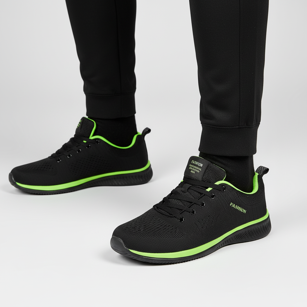 Enjoy everyday comfort with these lightweight men's running shoes, perfect for activewear & daily wear.