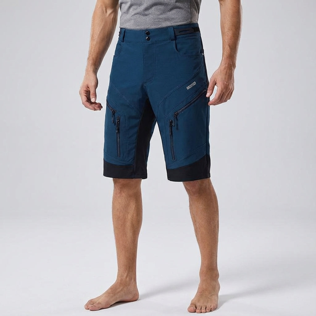 Athletic men's running shorts, lightweight & quick-dry for optimal workout performance.