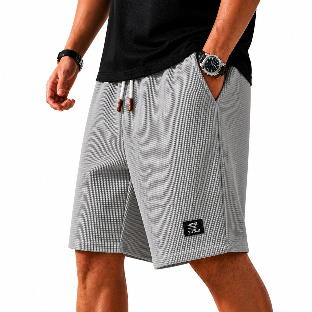 Casual men's shorts, relaxed fit for summer fashion, great for everyday comfort in warm weather.