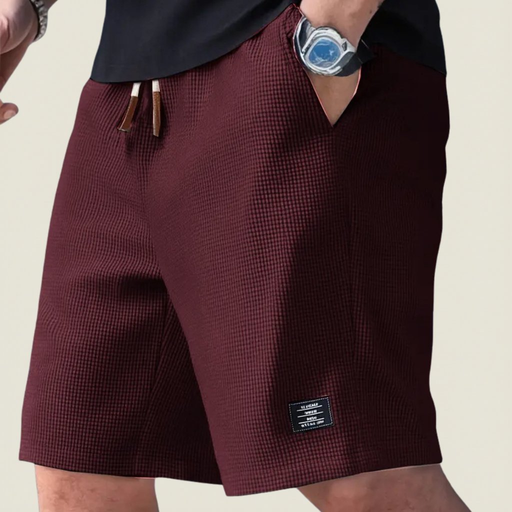 Relaxed fit men's lightweight shorts for summer comfort, ideal for casual and warm weather daily wear.