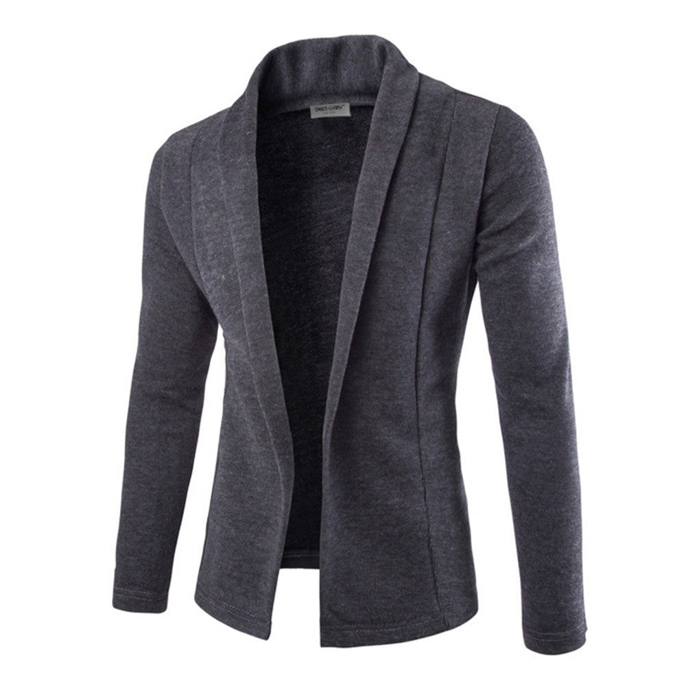 Men's luxury slim-fit stretch blazer, perfect for modern business casual and smart casual events. Versatile men's jacket.