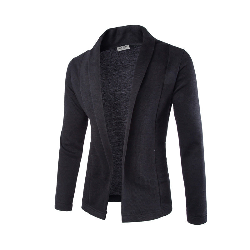 Stylish men's slim-fit stretch blazer in a luxurious fabric, ideal for modern men's fashion and everyday wear.