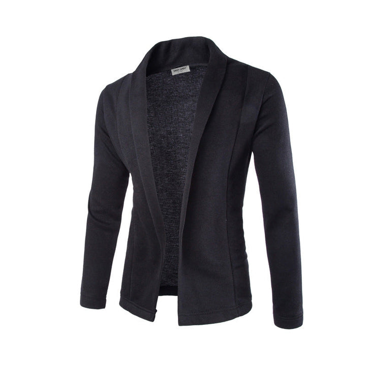 Stylish men's slim-fit stretch blazer in a luxurious fabric, ideal for modern men's fashion and everyday wear.