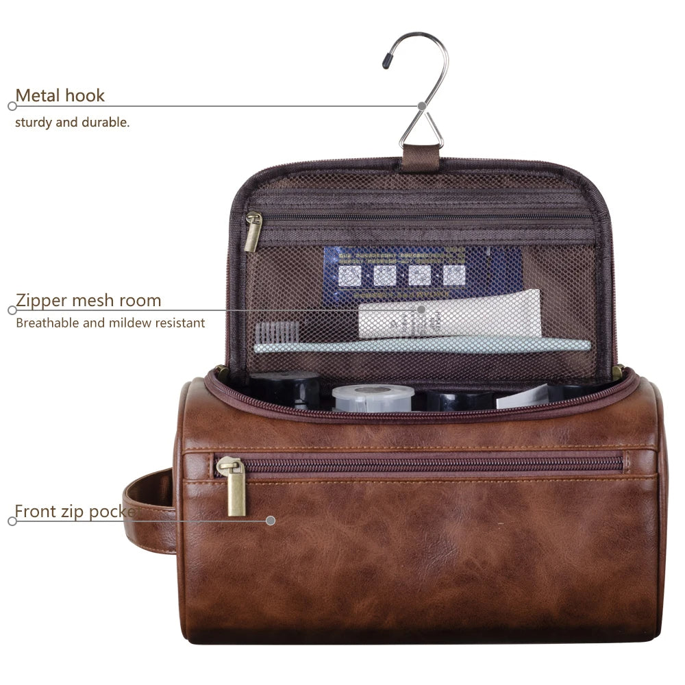 Premium men's travel toiletry bag, a great gift for men. Durable and water-resistant for all travel adventures.