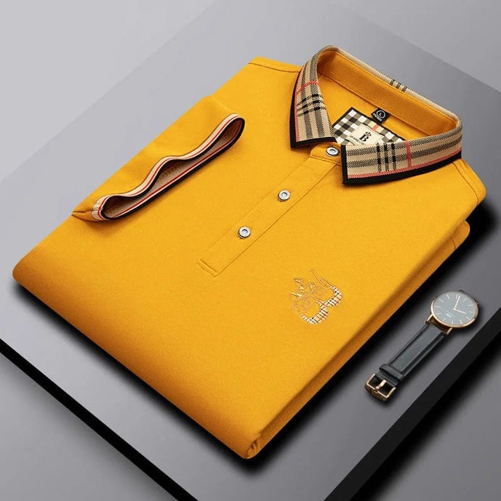Versatile men's short-sleeve Matthew polo shirt, a stylish collared top for casual & spring/summer fashion.