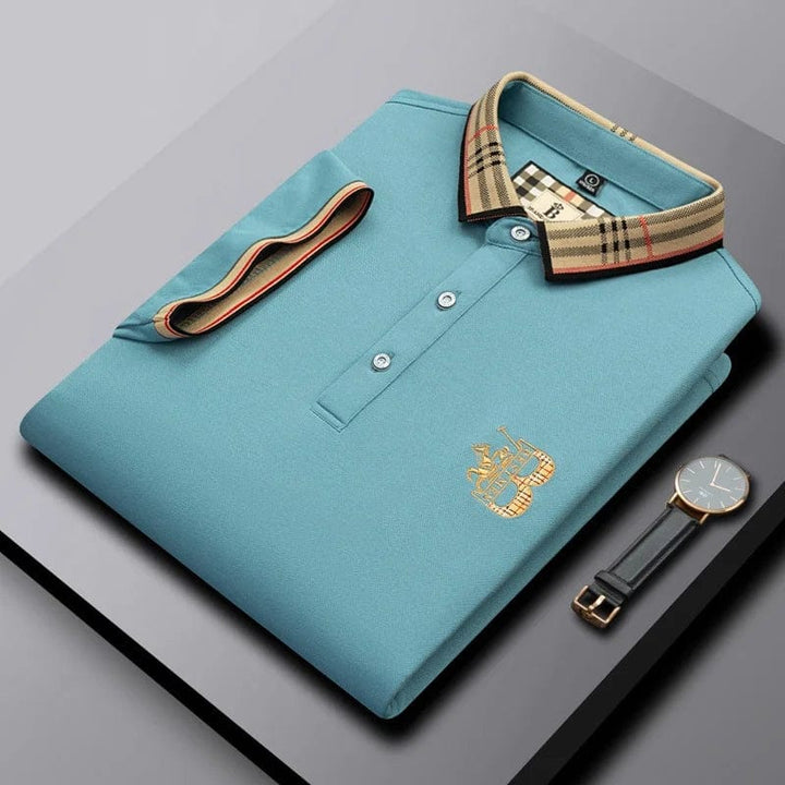 Comfortable men's short-sleeve polo shirt, Matthew style, perfect for everyday casual wear & summer fashion.