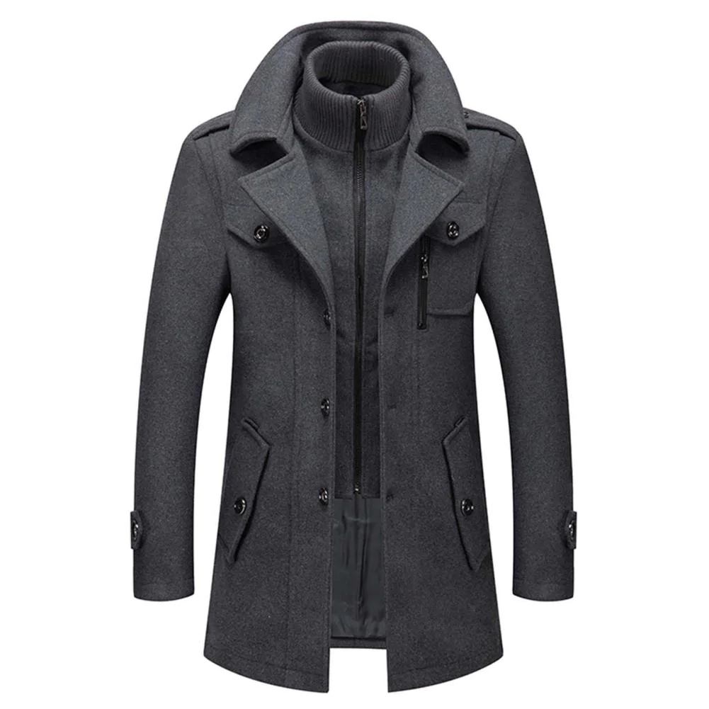 Classic men's military jacket with a structured fit. Stylish outerwear for men's fashion & versatile layering.