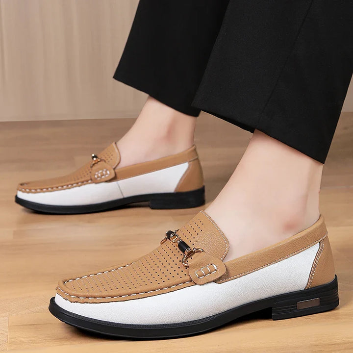 Men's smart casual bit loafers, perfect for effortless style & all-day comfort in spring/summer.