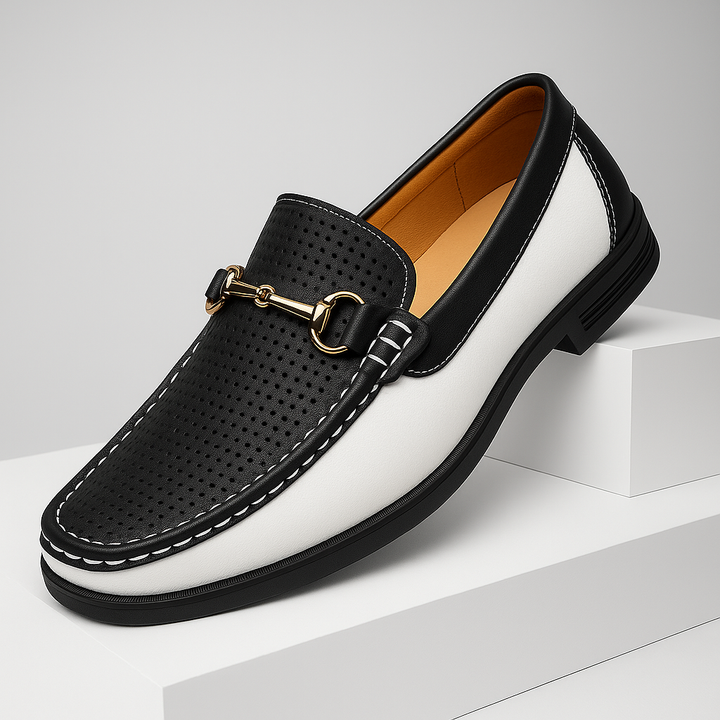 Elegant men's dress shoes: modern bit loafers providing supreme comfort & sophisticated style.