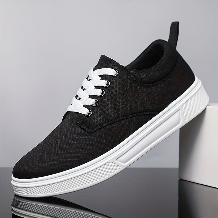 Durable grey men's dress shoes, offering modern comfort & versatile style for daily wear.