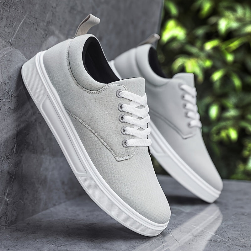 Close-up of men's modern comfort dress shoes, showcasing quality material & stylish craftsmanship.