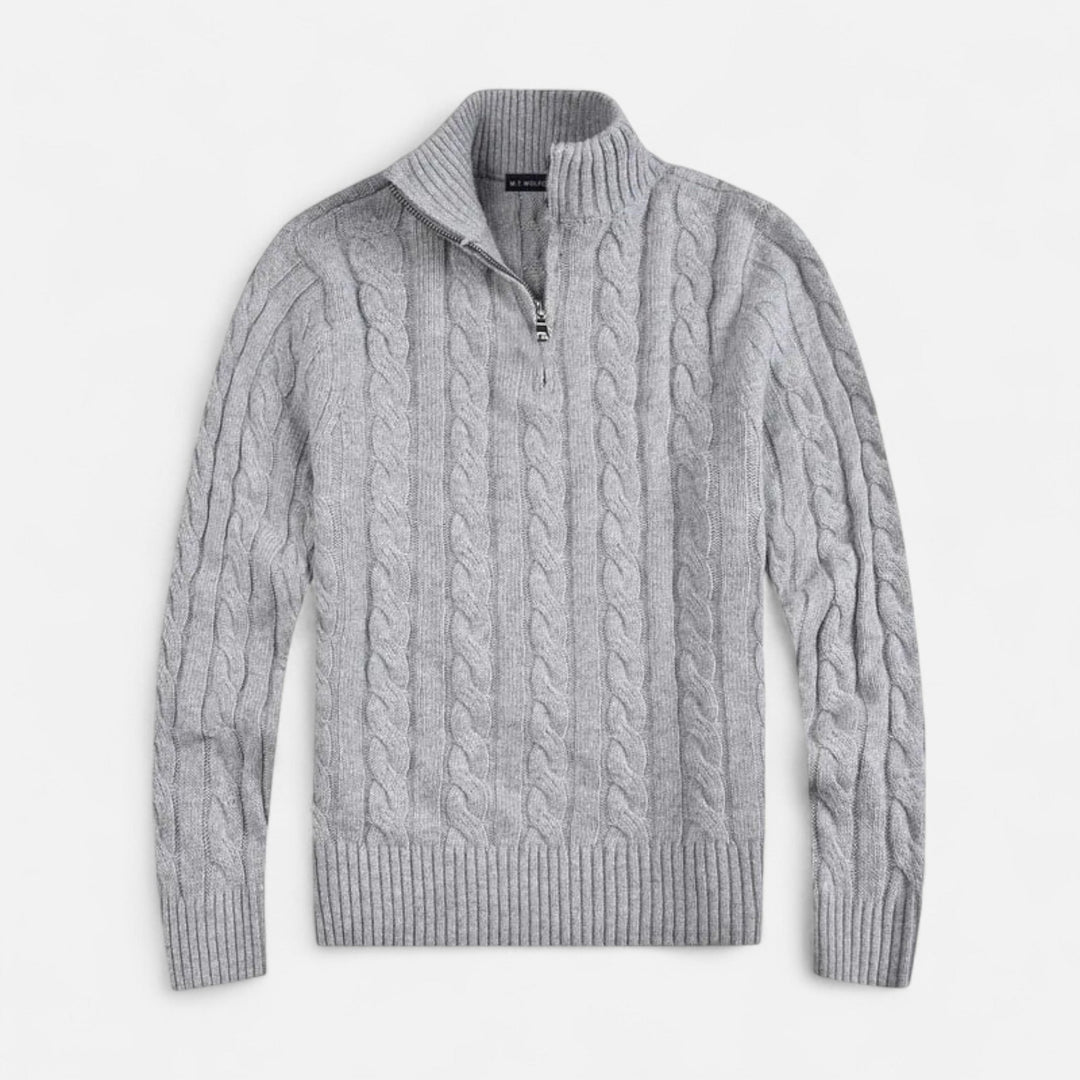 Men's open-front cardigan sweater with subtle stitching, perfect for stylish layering & casual wear.