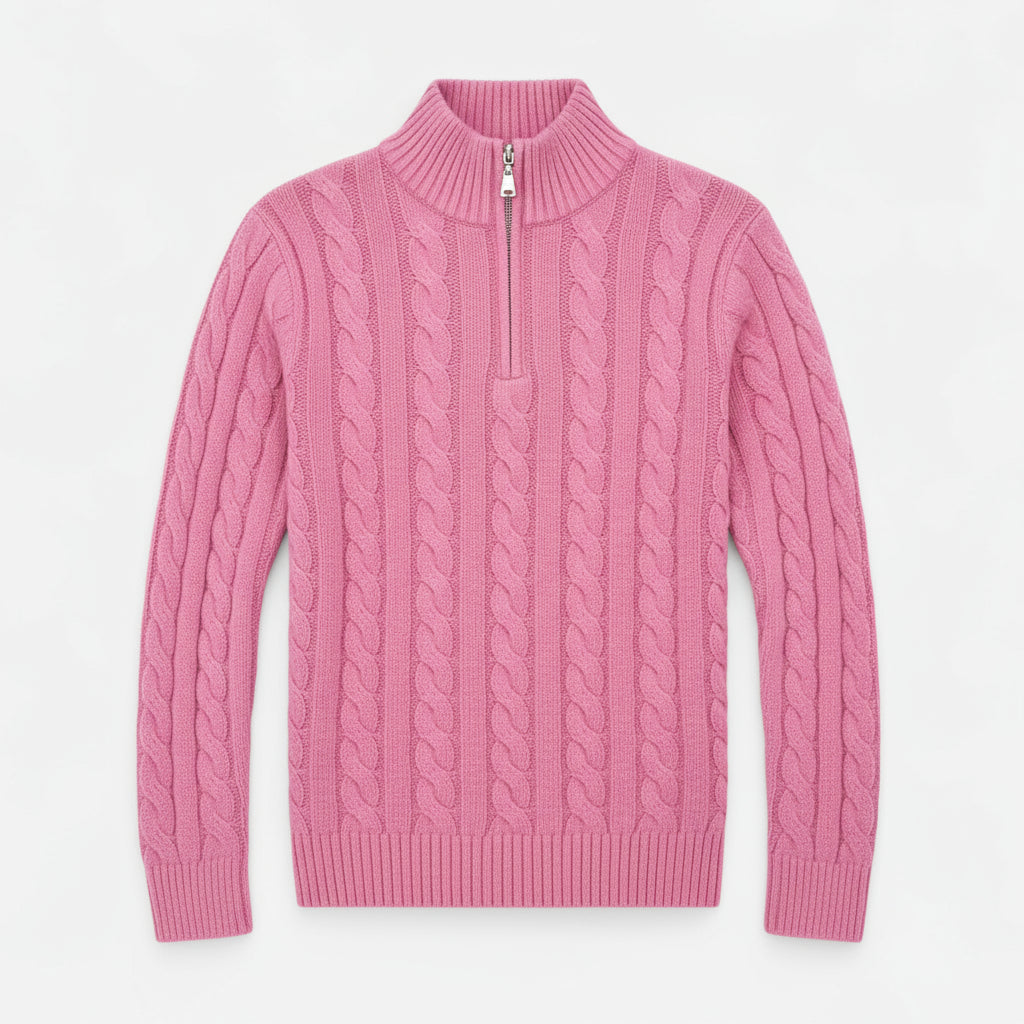 Stylish men's open-front cardigan with subtle stitching detail, perfect for layering over any outfit.