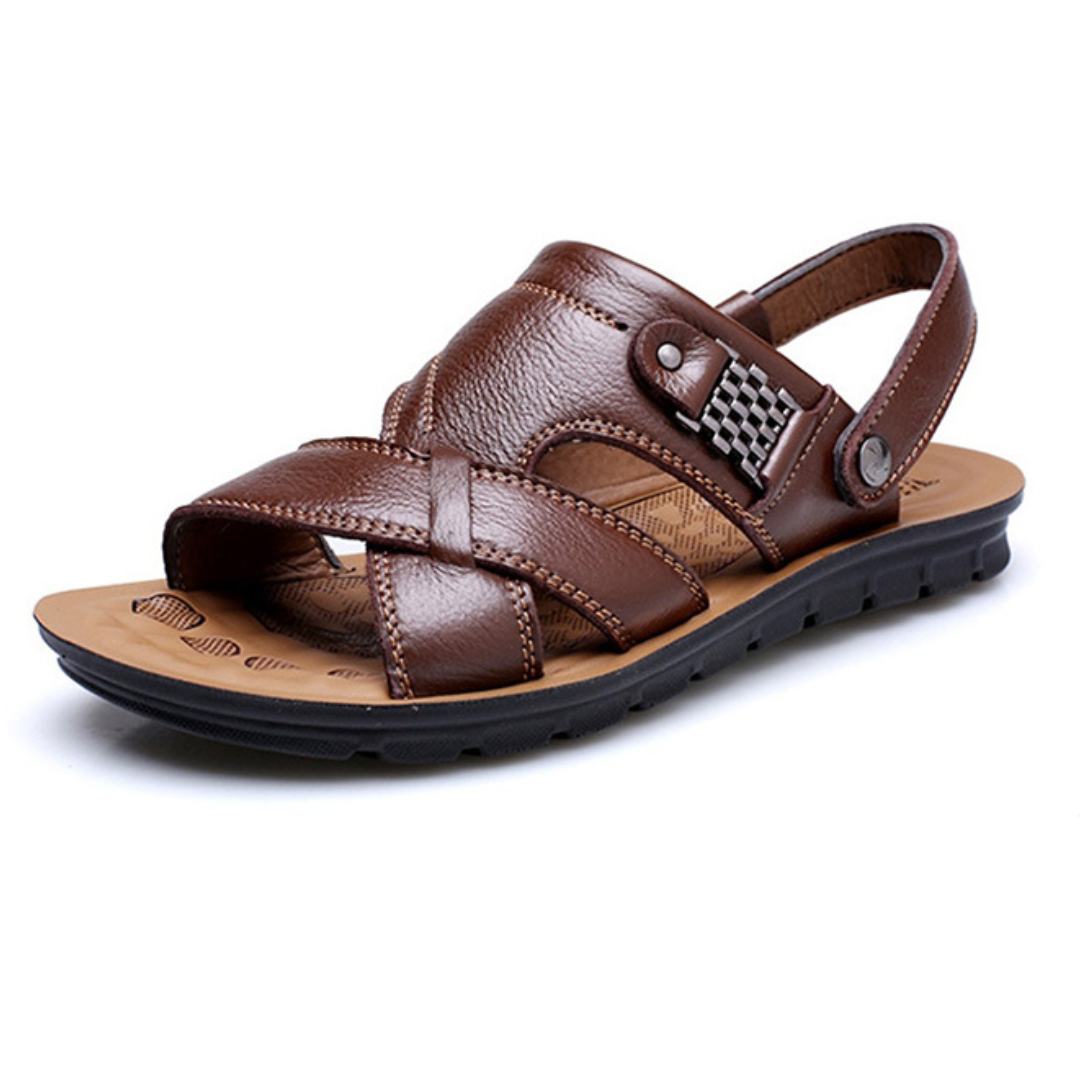 Men's comfort sandals for indoor & casual wear, offering orthopedic arch support & relaxation.