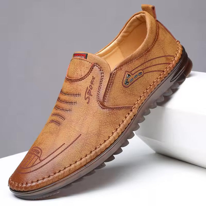 Ergonomic men's orthopedic shoes for excellent foot support, shock absorption, & walking comfort.