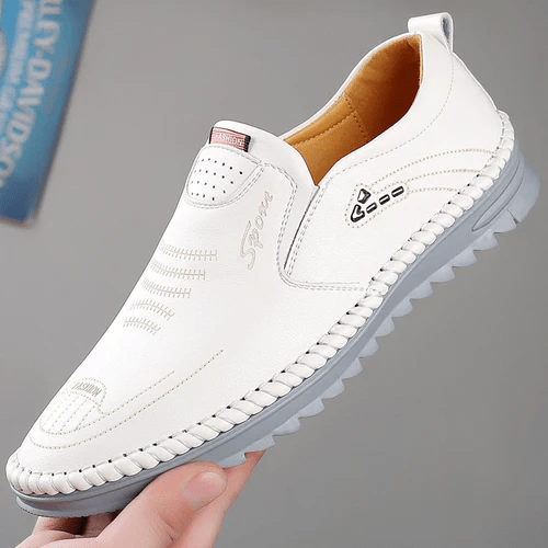 Shock-absorbing men's comfort shoes designed for pain relief & maximum foot support during long walks.