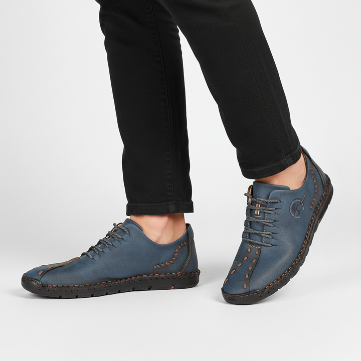 Comfortable men's orthopedic walking shoes, designed for all-day wear.