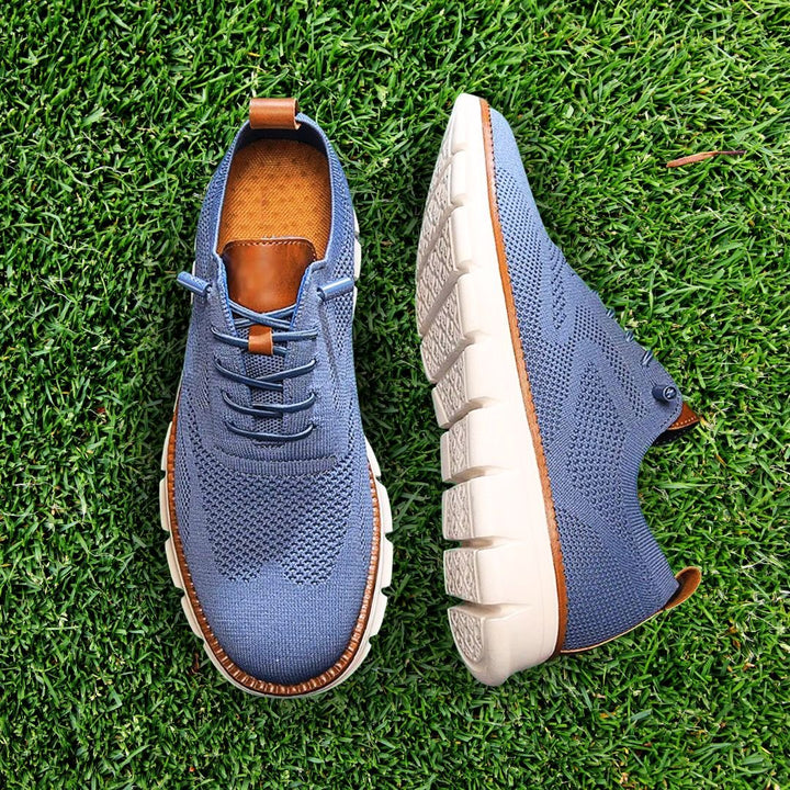 Modern design men's orthopedic walking shoes, offering support and casual style.