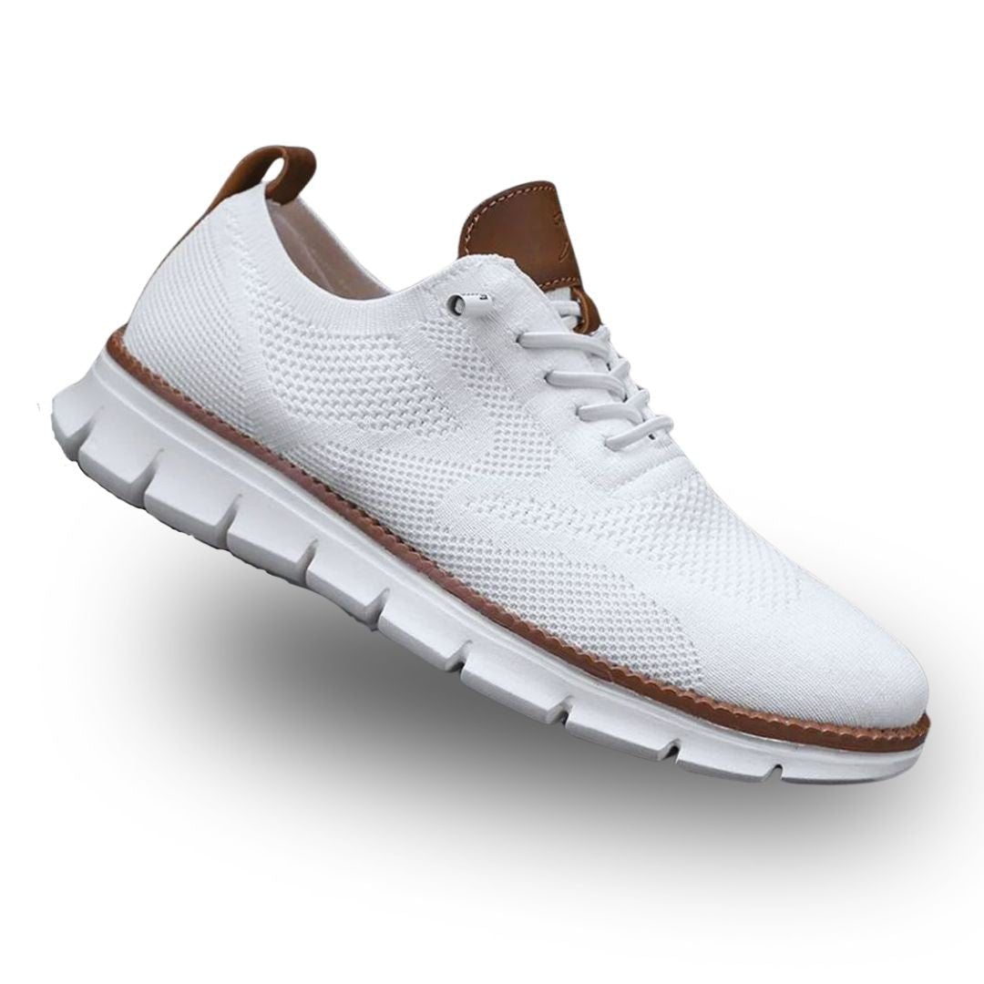 Supportive men's orthopedic walking shoes for active pain relief & comfort.