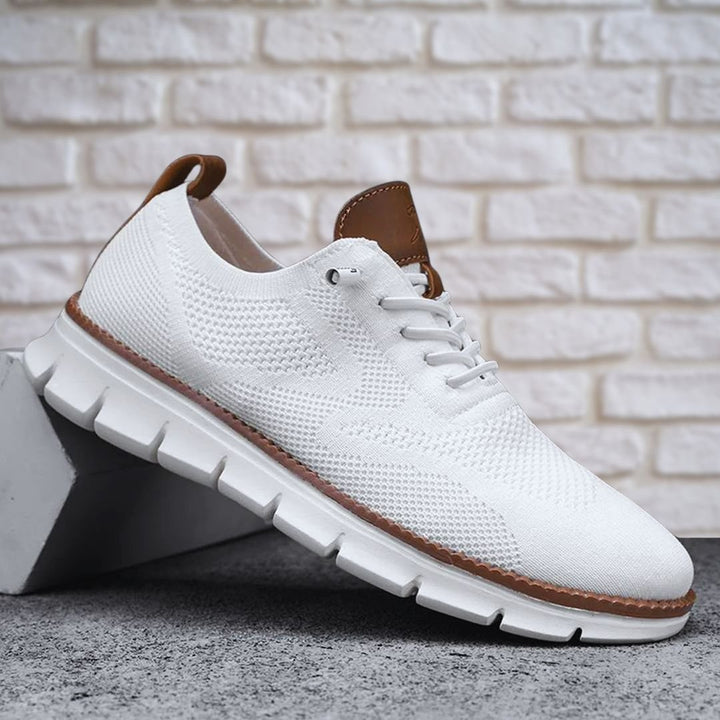 Men's orthopedic walking shoes with wide toe box for ultimate comfort & support.